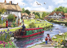 Load image into Gallery viewer, Swanning Along 1000 Piece Jigsaw Puzzle  - Damaged Box
