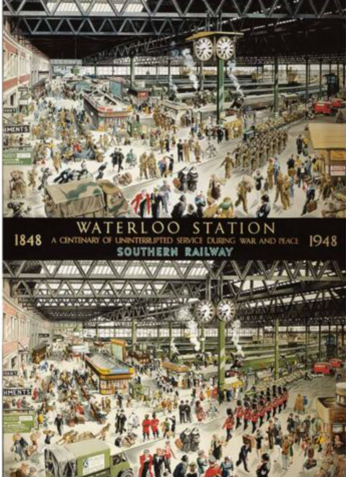 Waterloo Station 1000 Piece Jigsaw Puzzle | Sustainable Puzzle for Adults -