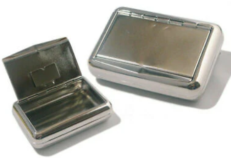 Stainless Steel - Tobacco/Cigarette Box