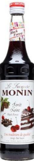 Monin Black Forest Syrup (700ml) - Glass Bottle- EXP 10/24