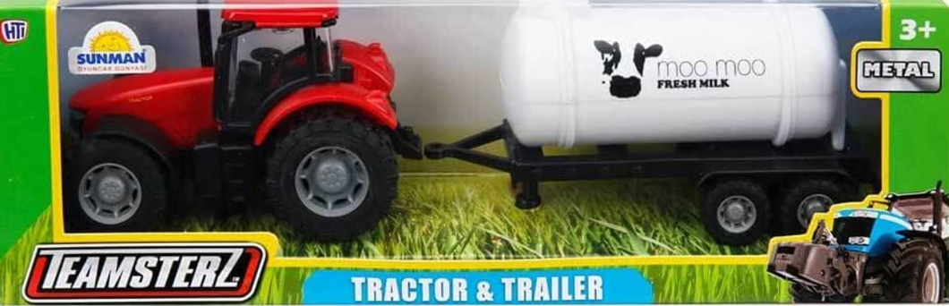 Teamsterz tractor and trailer - Red
