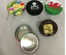 Load image into Gallery viewer, CLICK CLACK STASH METAL TINS POP UP DESIGNS - ASSORTED
