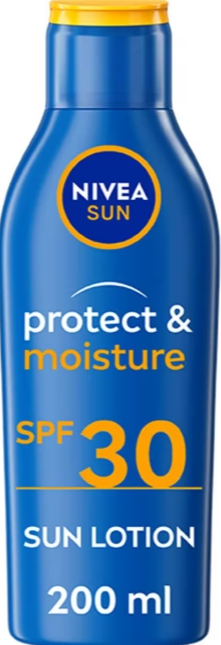 NIVEA SUN Protect & Moisture Sun Cream Lotion SPF30 200ml