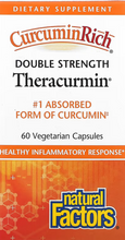 Load image into Gallery viewer, Natural Factors, CurcuminRich, Double Strength Theracurmin, 60 Vegetarian Capsules- JUL23

