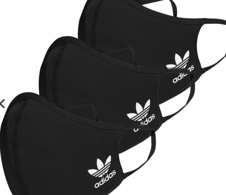 Adidas face cover M/L - Black - Pack of 3