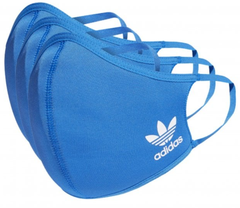 Adidas face cover Small - Blue - Pack of 3