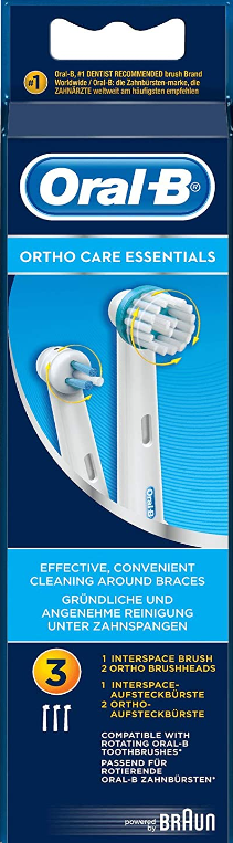 Oral-B - Orthocare Essentials Replacement Head - 3 Pieces