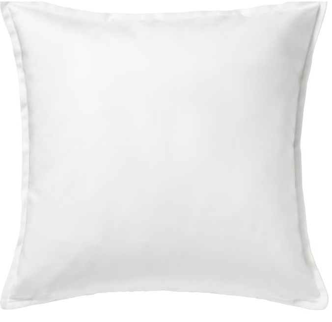 Cushion cover, Cream/white, 50x50 cm ( Bundle of 4 )