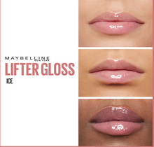 Load image into Gallery viewer, Maybelline New York Lifter Gloss, Plumping &amp; Hydrating Lip Gloss with Hyaluronic Acid, 5.4 ml, Shade: 002, Ice
