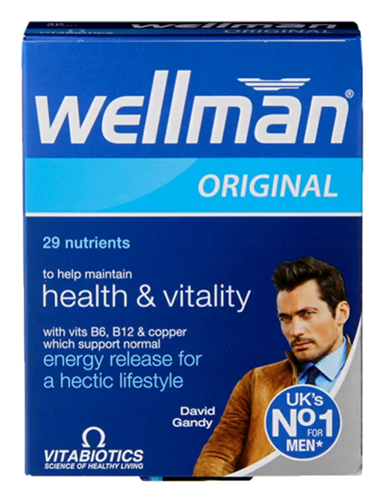 Vitabiotics Wellman 30 Daily Supplement Tablets  - EXP Sep 24