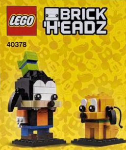 Lego Brick Headz - 40378 Goofy & Pluto Figures