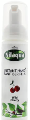 Nilaqua Wild Cherry Hand Sanitiser 55ml