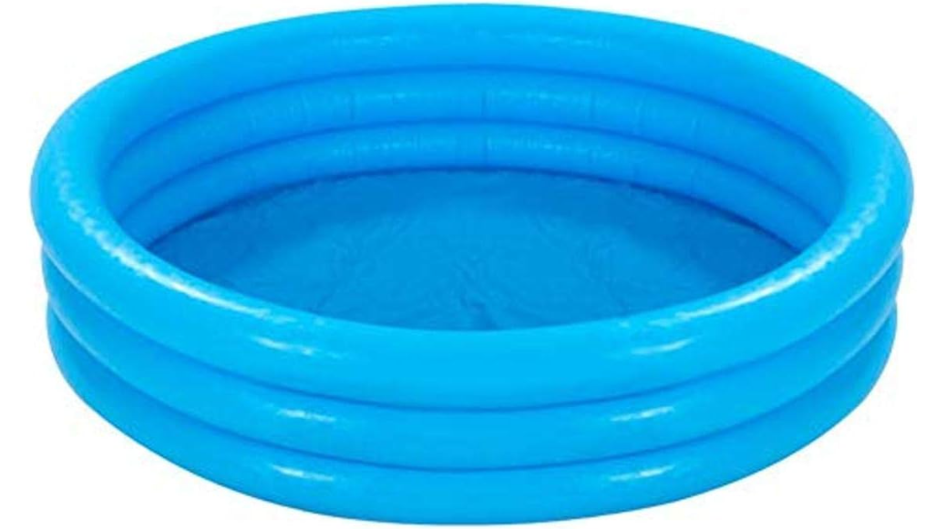 Intex Crystal Blue Three Ring Inflatable Paddling Pool 1.14m x 25cm