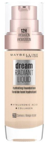 Maybelline Dream Radiant Liquid Foundation 20 Cameo 30ml