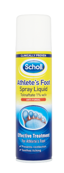 Scholl Athlete's Foot Spray Liquid 150ml EXP 01/2026