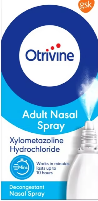 Otrivine Adult Nasal Spray 10ml - Exp 10/2024