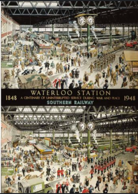 Waterloo Station 1000 Piece Jigsaw Puzzle | Sustainable Puzzle for Adults - (No Box - Sealed Bag)