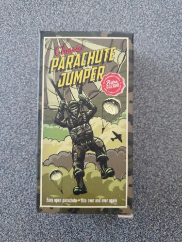(4pack) Parachute Jumper, Classic Vintage Toy Soldier, Retro bazaar, New,
