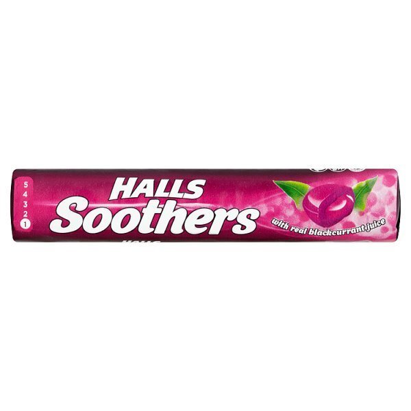 Halls Soothers Blackcurrant 4pck